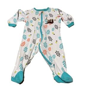 4/$20 Tuffy Zip Up 3 m Sleeper Pyjamas Baby Blue Boy Girl Clothing Clothes 🛑